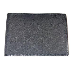 Authentic Black Gucci Wallet
